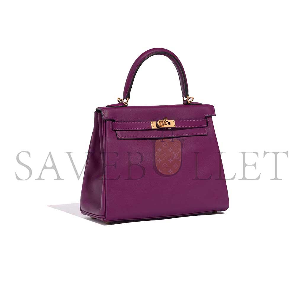 HERMÈS KELLY 25 SWIFT ANEMONE (25*17*7cm) 